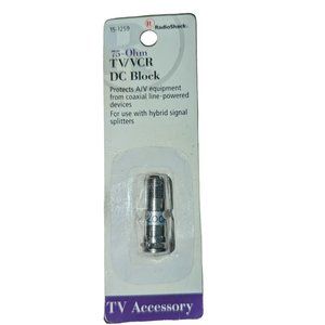 75-Ohm TV/VCR DC Block
